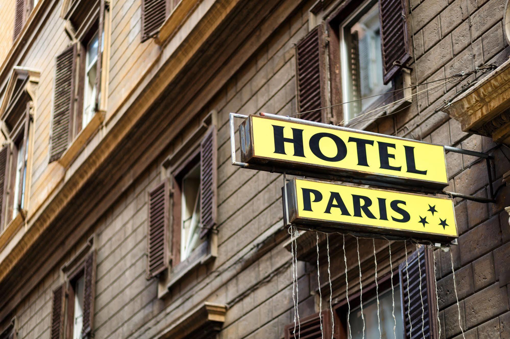 Hotel Paris Rom Exteriör bild
